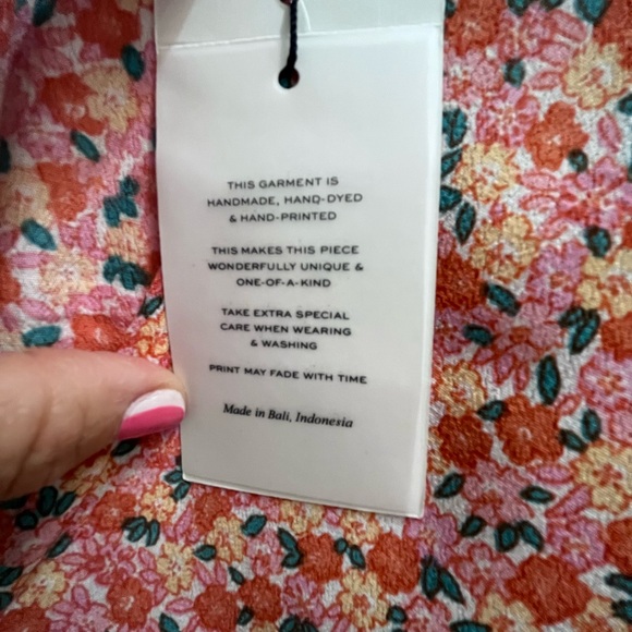 Faithfull the Brand Pink Floral Anka Jumpsuit - Picture 7 of 11